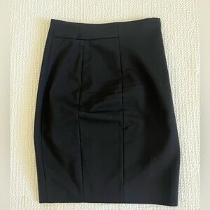 H&M Black Knee-Length Pencil Skirt